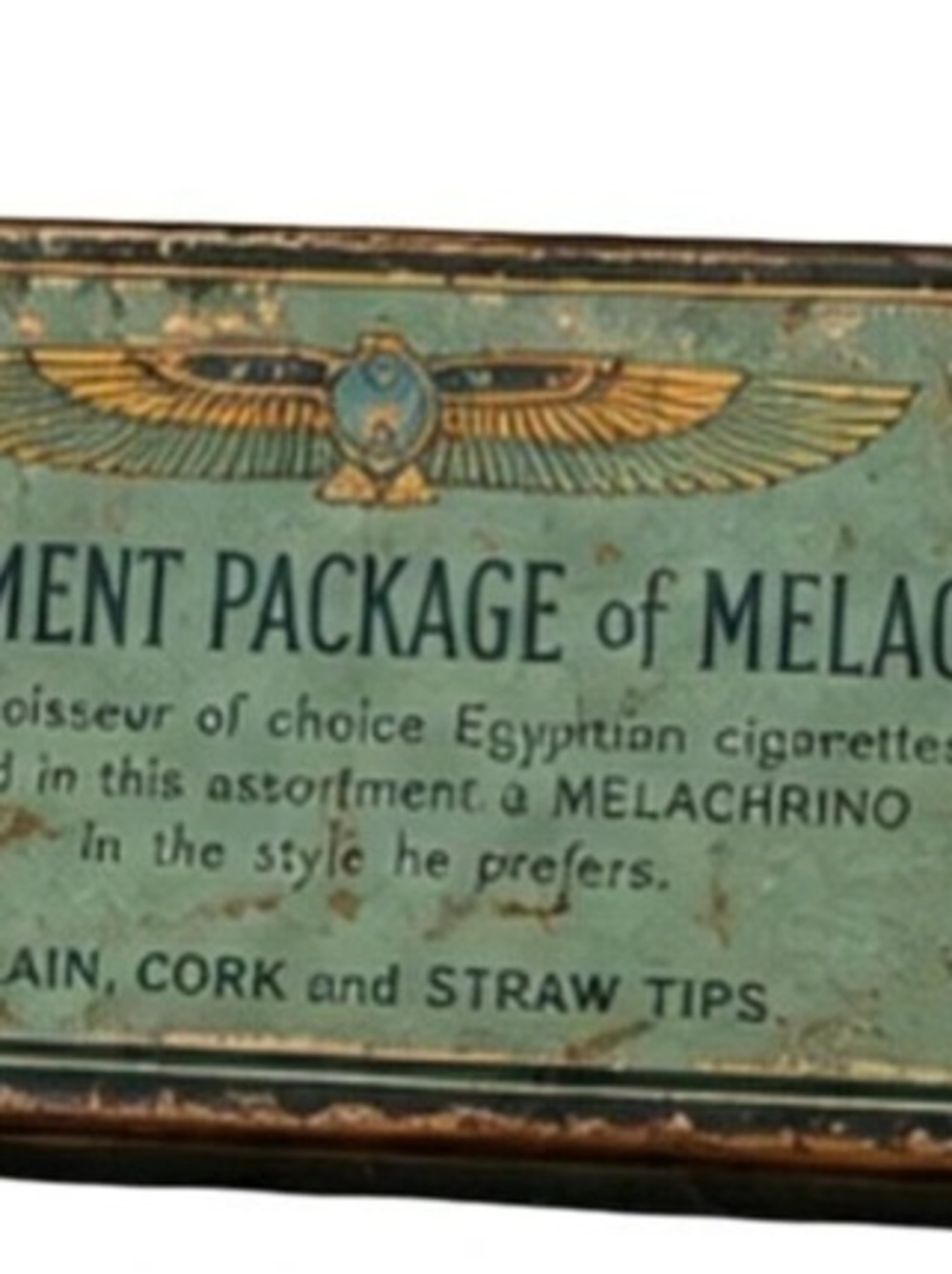 M. Melachrino & Co. The Assortment Package of Melachrino Cigarette Tin
